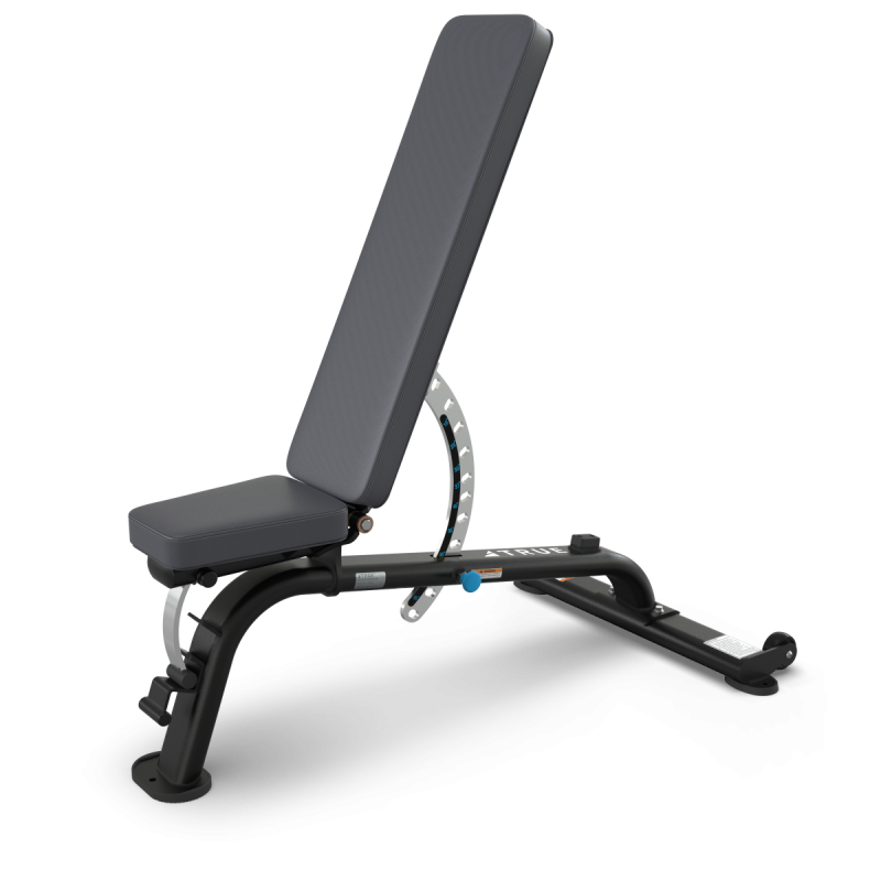 true flat incline decline adjustable bench charcoal xfw7500-19