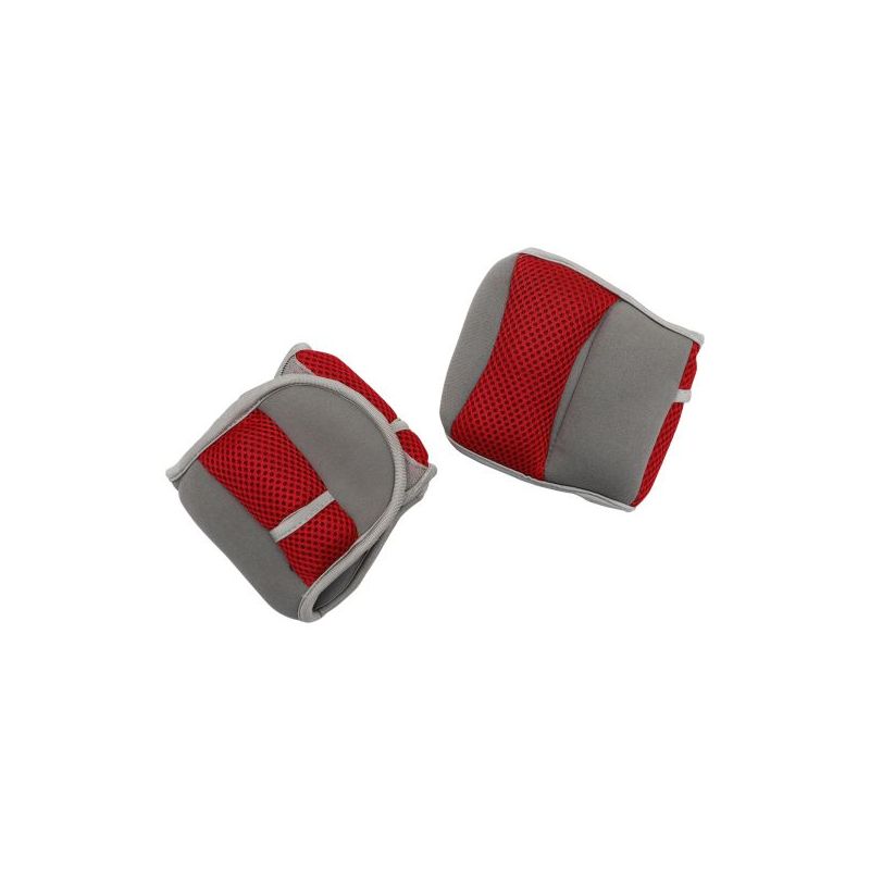 set of 2 ankle and wrist weight bands - 1kg (brand : ta sports)