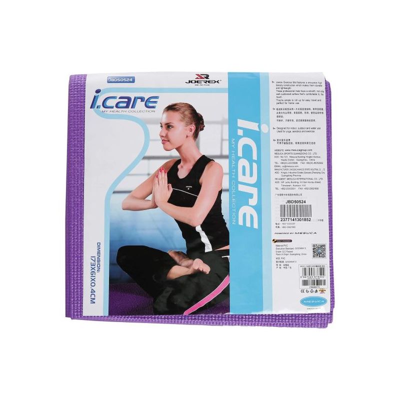 i care foldable yoga mat pvc jbd50524