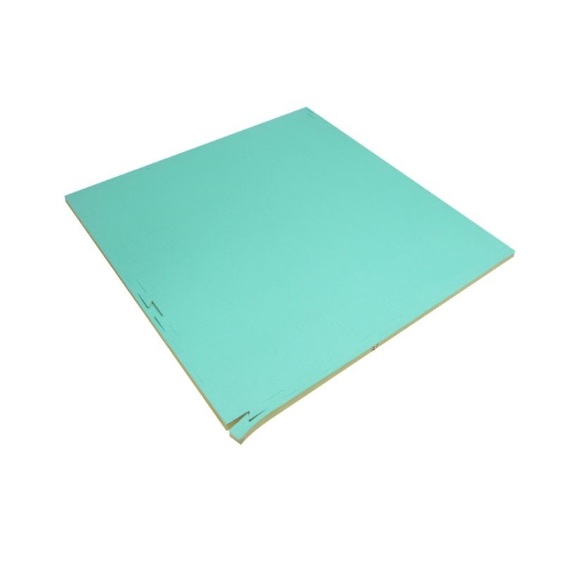 judo mat td-101dd 3cm 100x100x3cm ylw/grn
