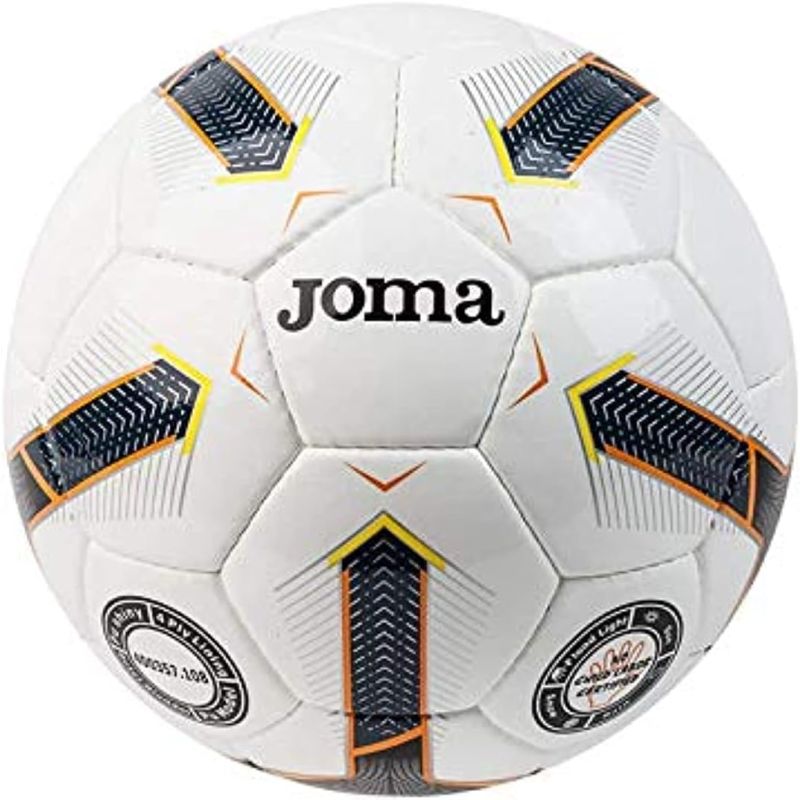 joma flame fifa soccer ball whi-blk s 5 400357.108