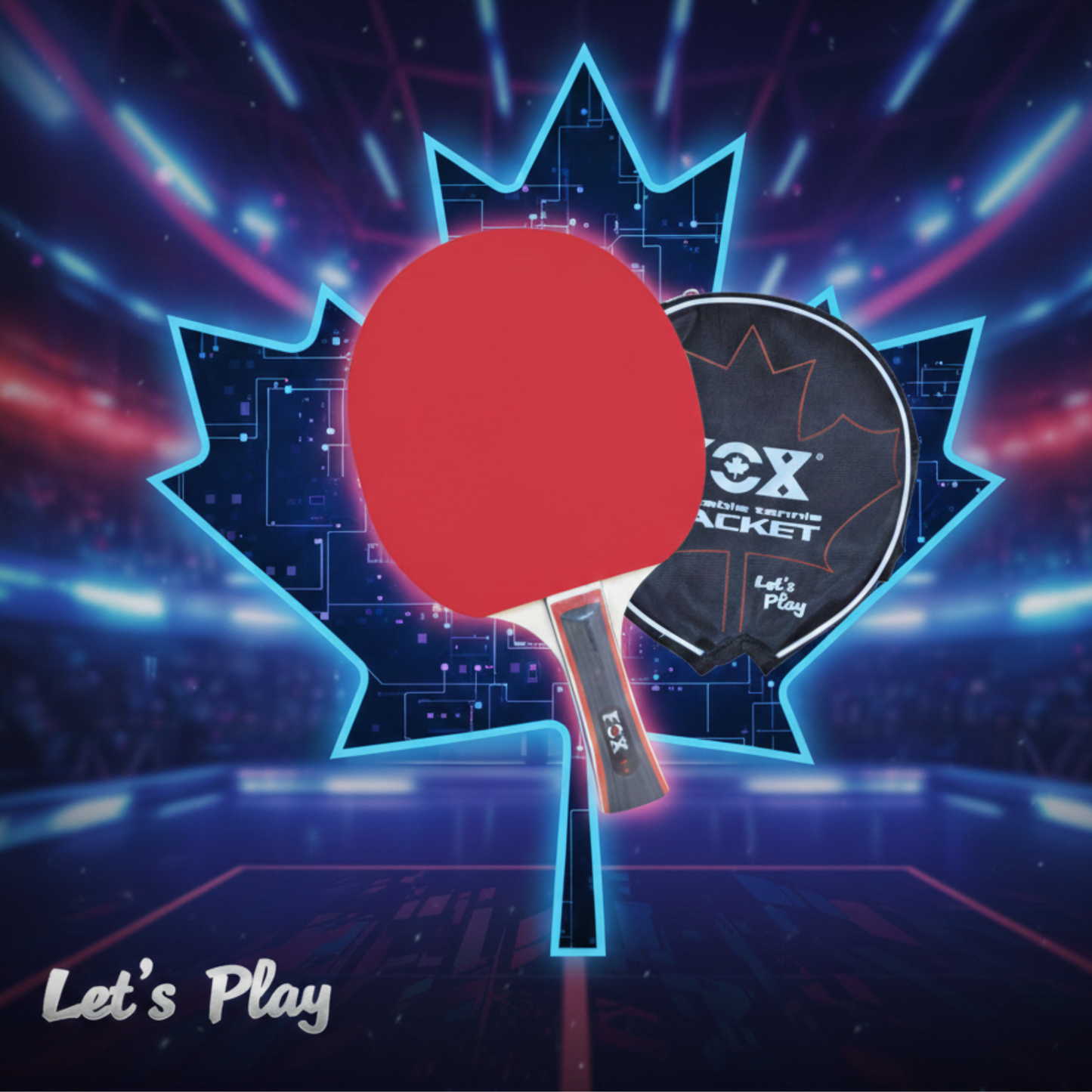 premium table tennis racket | professional ping pong paddle | high control & spin | durable wooden blade
