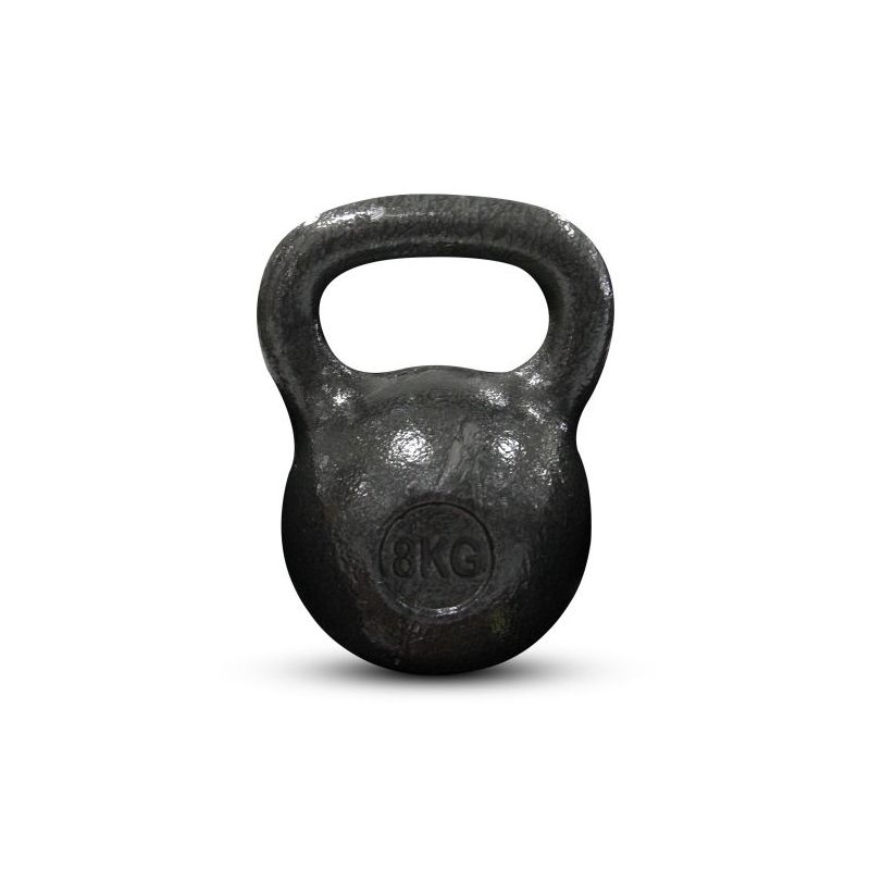 kettle bell paint blk 8kg zkb3