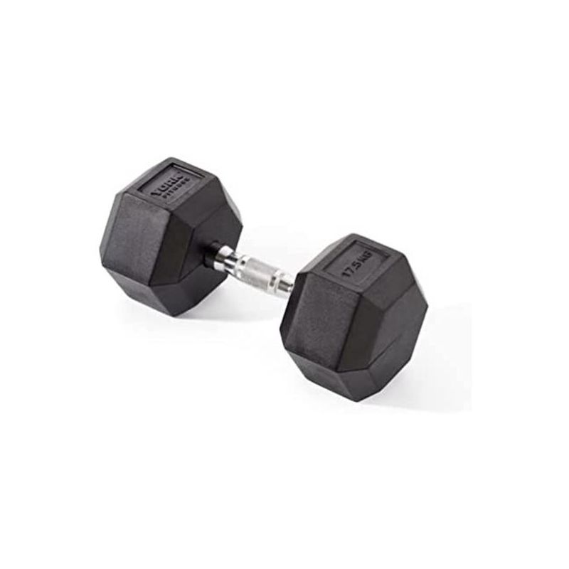 york round rubber dumbbell 17.5kg dzlg11