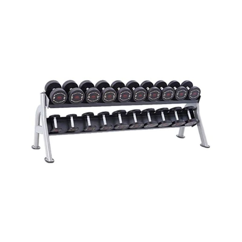 neo dumbbell rack 2 tier 73kg (brand : body solid)