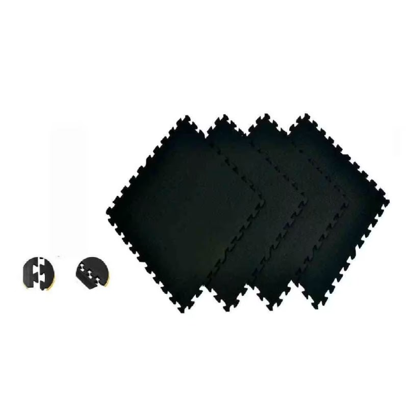 interlocking rubber flooring mat, 100cm x 100cm x 10mm