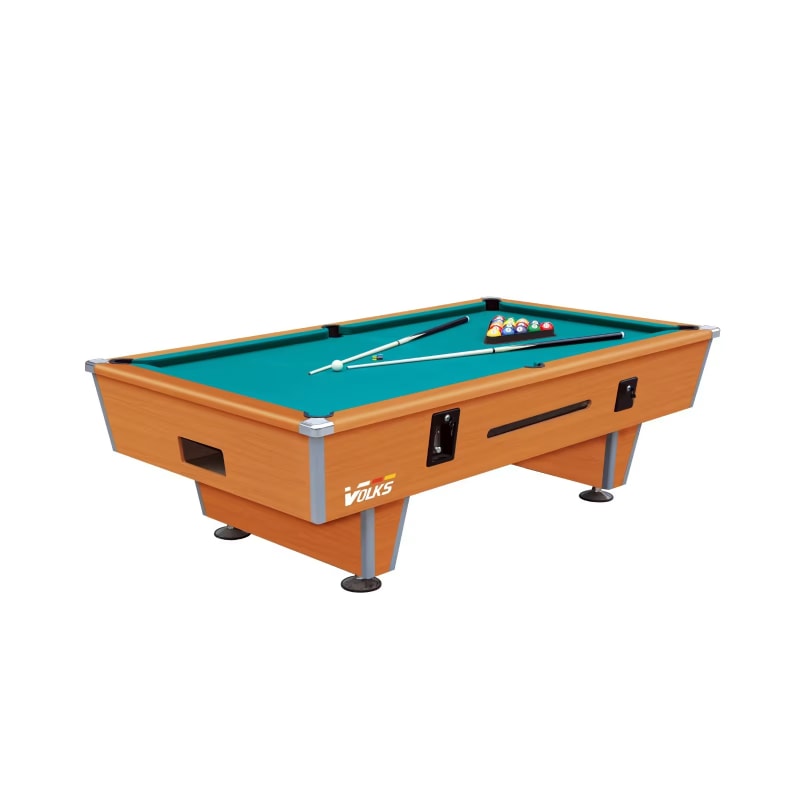billiard table, 8.3ft with coins