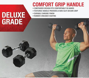3kg Hex Dumbbells (Pair)