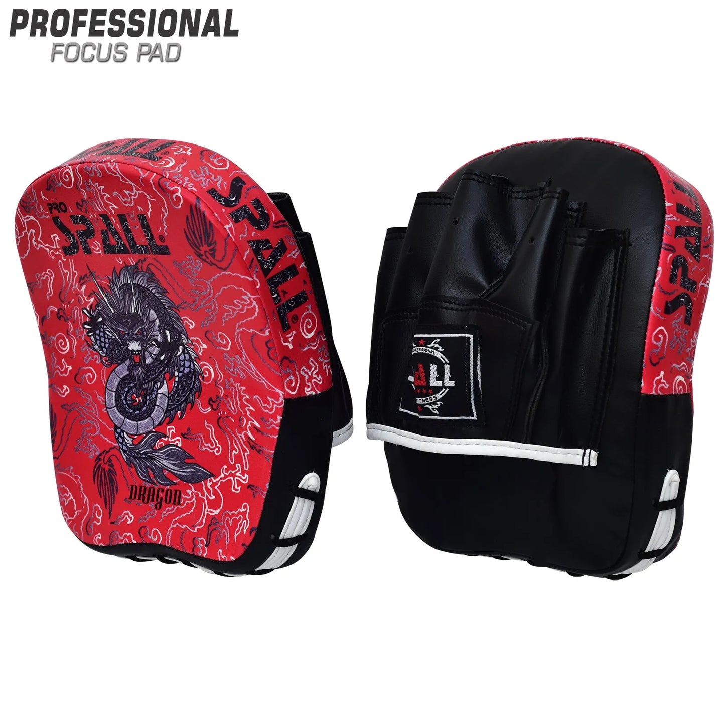 focus pad blue red black for mma kickboxing martial arts muay thai karate boxing punch mitts punching pads mitts training perfect for men and women by spall(si-1256) | ideal for all surfaces