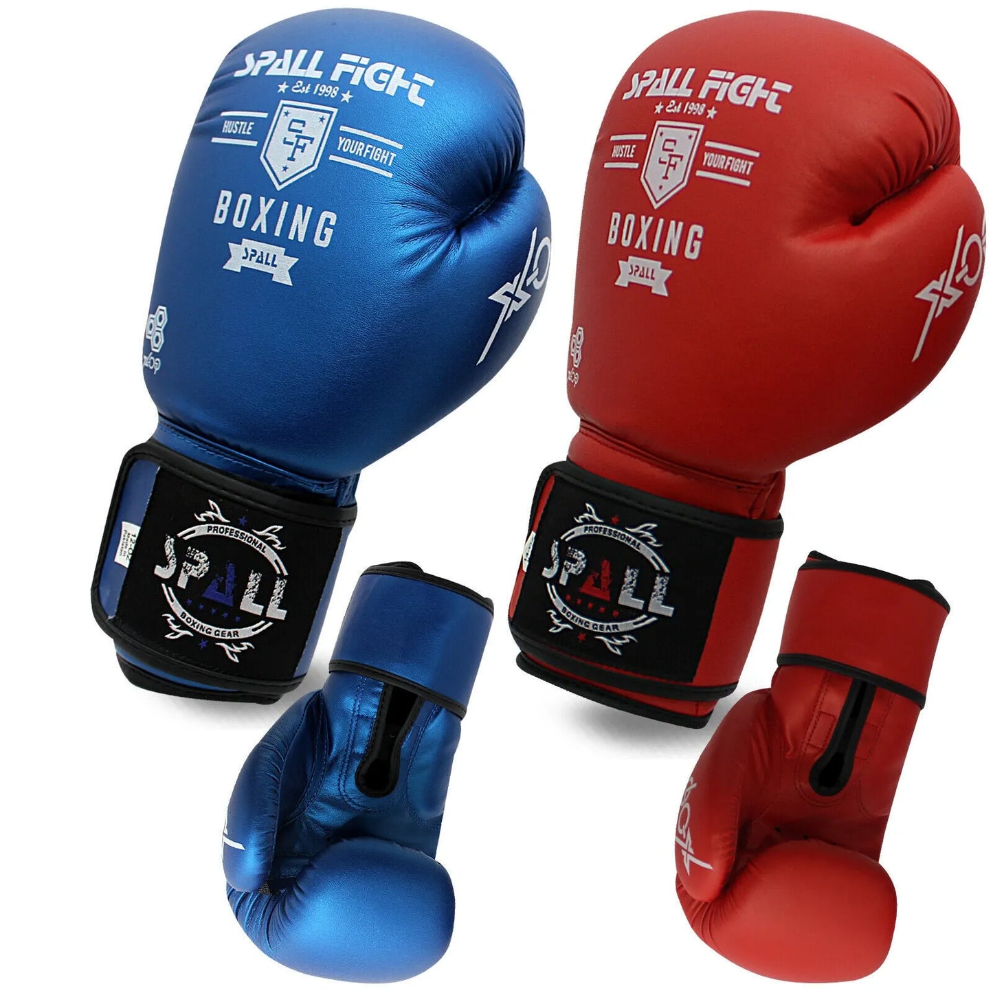 boxing gloves wrist protection for muay thai kickboxing fitness sports boxing heavu duty punch bag and training ideal foe men and women(si-889) | ideal for all surfaces, kids & adults | match-ready