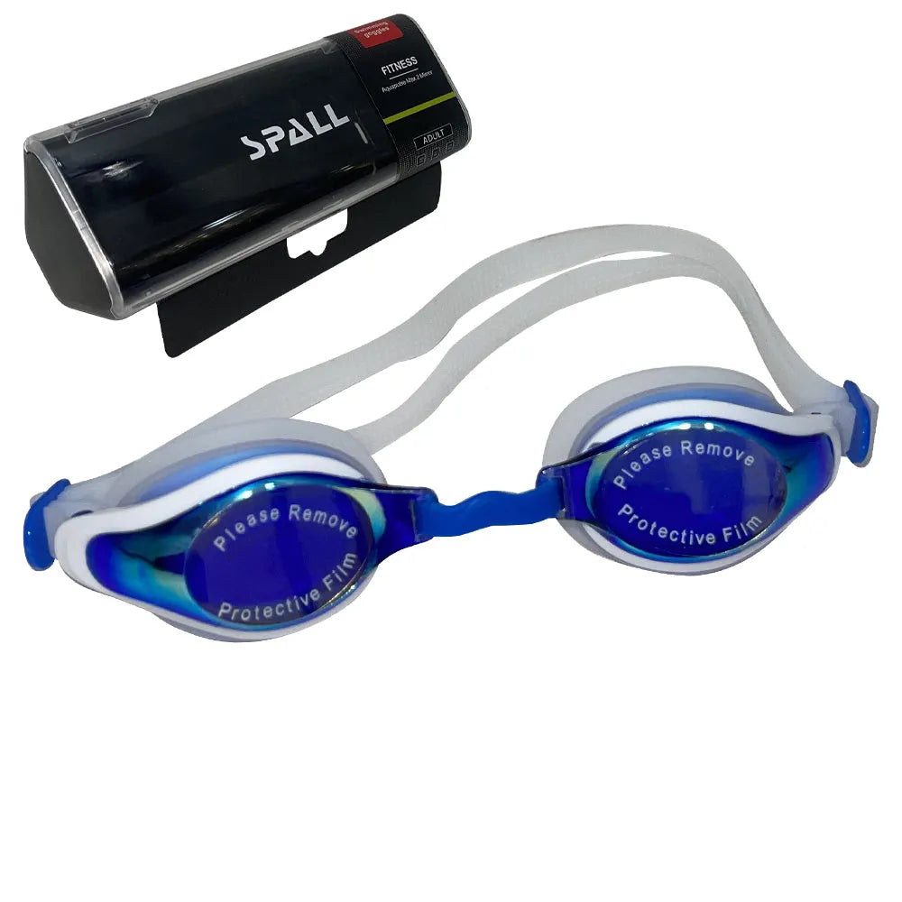 spall swimming goggles uv protection anti fog swimming glasses adjustable leak proof swimming goggles for men women youth adult | ideal for all surfaces, kids & adults | match-ready