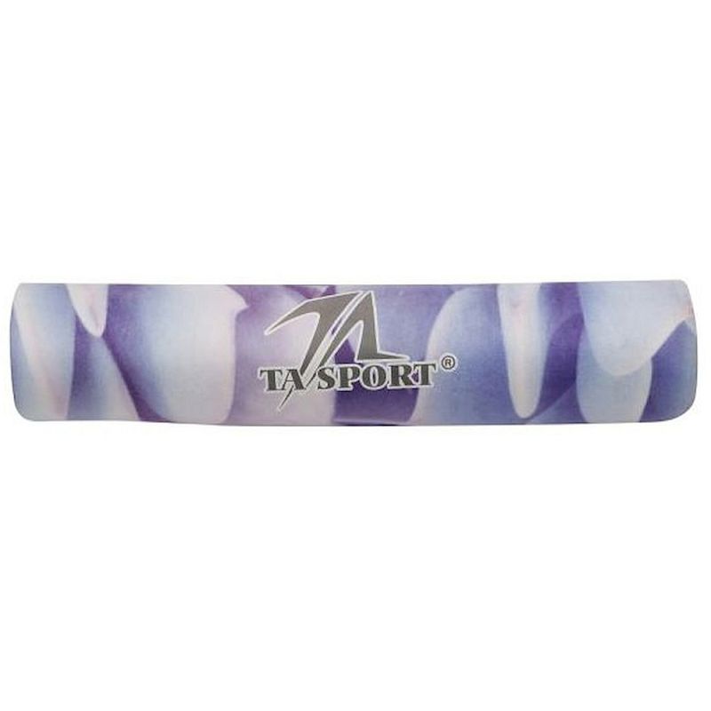 suede printed yoga mat blue & white 5mm (brand : ta sports)