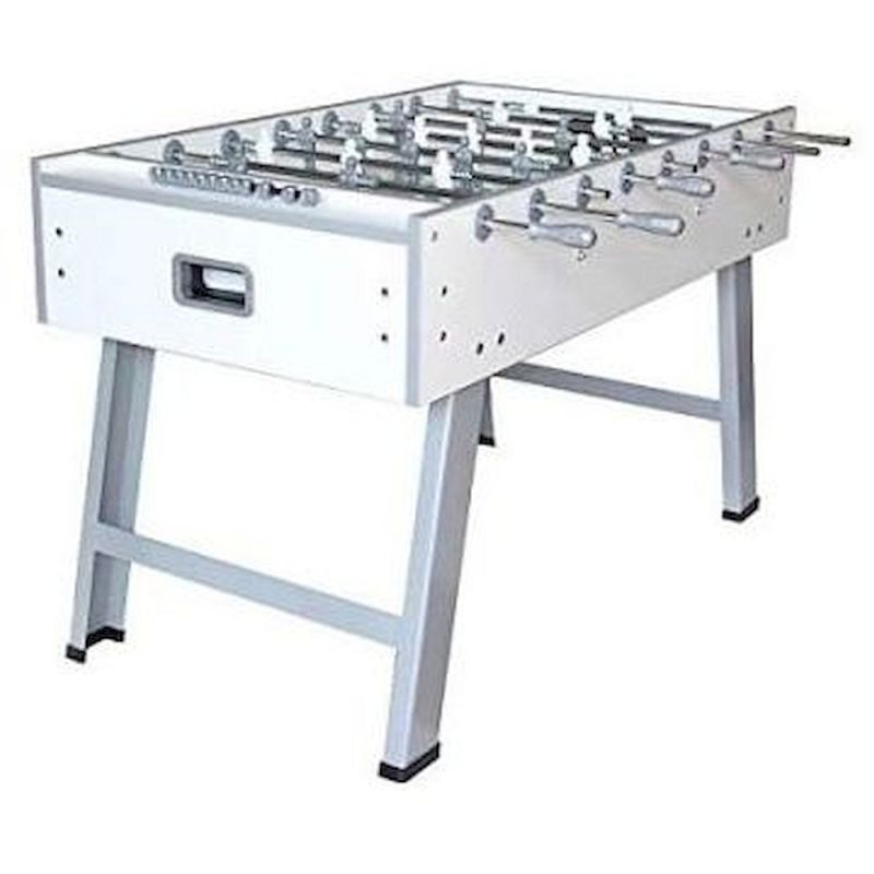 indoor/outdoor foosball table - grey/white color - model 0cal0015