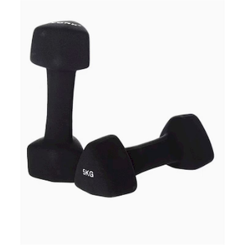 york fitness trangle neoprene dumbell 5kg 60490
