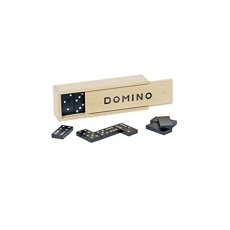 domino with wooden box 8461 20.2*7.3*6.1c