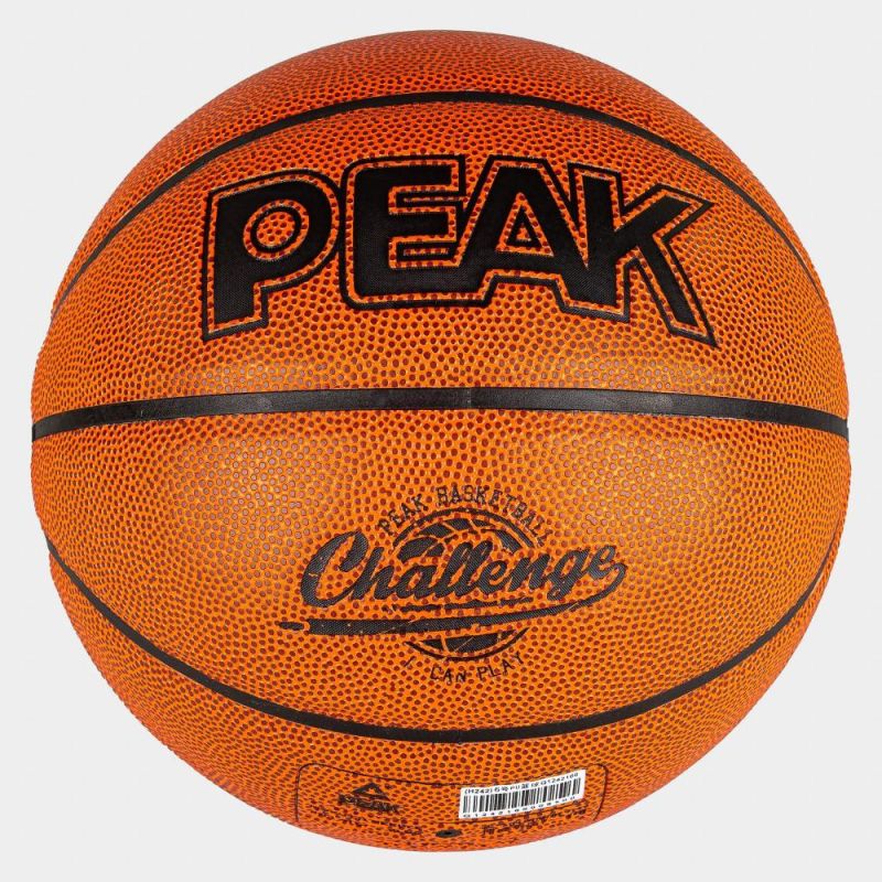 PEAK PU BASKETBALL Q1242160 BROWN SIZE #6 