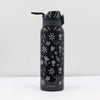 Uzspace Water Bottle Stainless Steel 700ml Black 3105