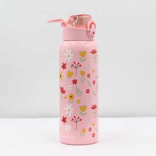 WATER BOTTLE STAINLESS STEEL 700ML CORAL PINK 3101