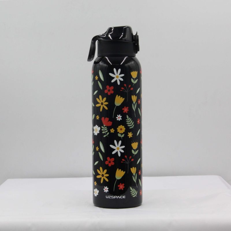 water bottle stainless steel 950ml black 3102