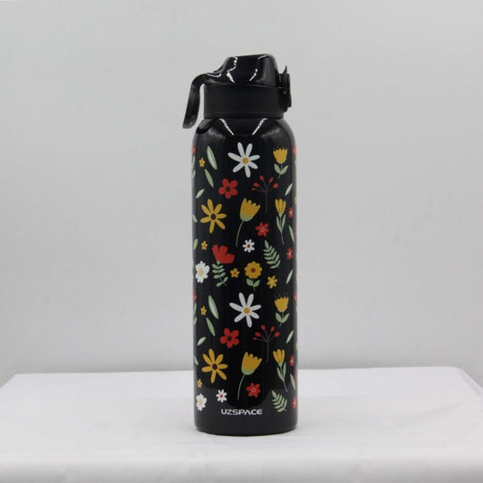 WATER BOTTLE STAINLESS STEEL 950ML BLACK 3102