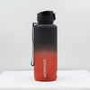 Uzspace Tritan Water Bottle 1.5ltr Black & Red 3056