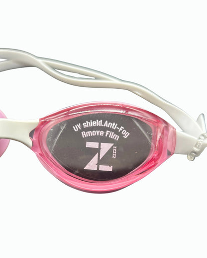 Anti-Fog Swimming Goggles with UV Protection, Silicone Strap – Indoor & Outdoor Use