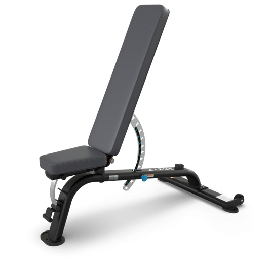 TRUE FLAT INCLINE DECLINE ADJUSTABLE BENCH CHARCOAL XFW7500-19
