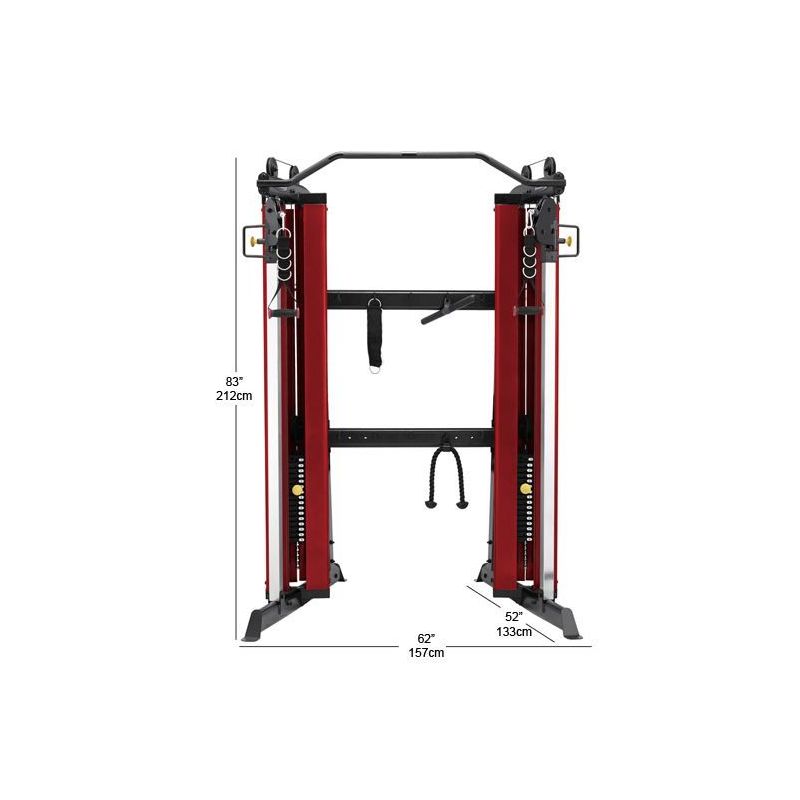 Dual Cabel Column W/10 Lbs Stacks X 30 (Red Shrouds) Cldcc
