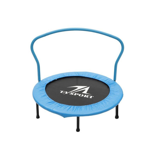 Trampoline With Handrail, Blue 40Inch (Brand : Ta Sports)