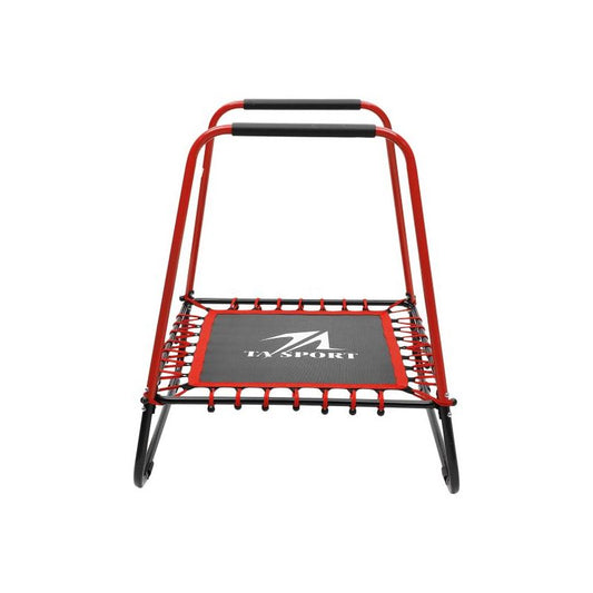 Trampoline With Handrail, Black/Red 40Inch (Brand : Ta Sports)