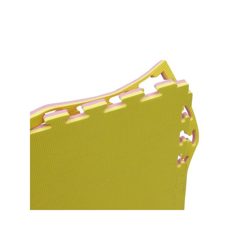 Teakwondo Mat 1M*1M*2Cm Yellow/Pink Gql - 01 - 3