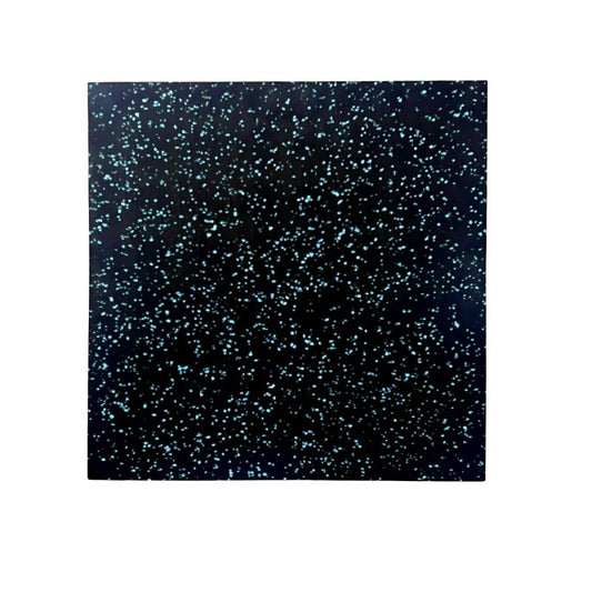 Epdm Limination Rubber Tile 30Mm X 500Mm X 500Mm Blk/ Blu 
