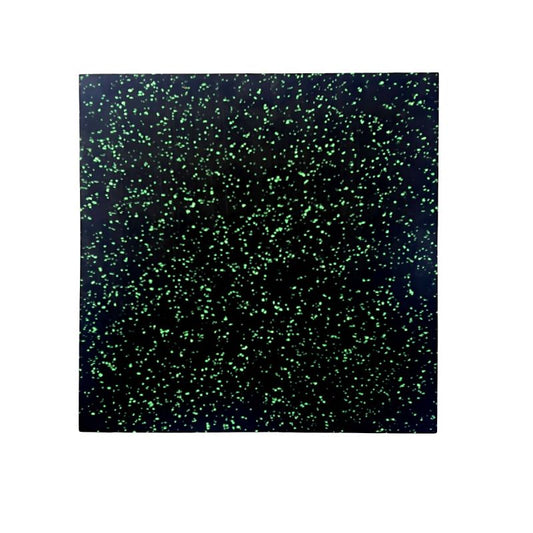  Epdm Limination Rubber Tile 20Mm X 500Mm X 500Mm Blk/ Grn