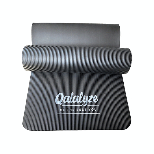 York Sports Nbr Yoga Mat Ymnbr1901 Black Ta 190 X 100 X 1 Cm