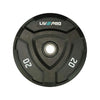 Liveup Rubber Bumper Plate 20kg Blck Lp8022 - 20