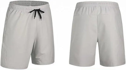 Men’s Swimming Shorts – Quick Dry Swim Trunks for Beach, Pool & Sports – Black, White, Grey