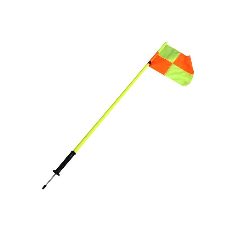 corner flag w/spring & flag w/clip 1.5mx25mm mk-809 neon green 