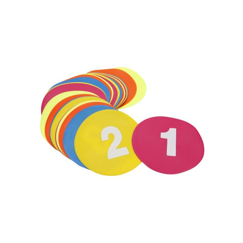 field marker set of 25 dr19m2 org/ylw/pink/lem/blu