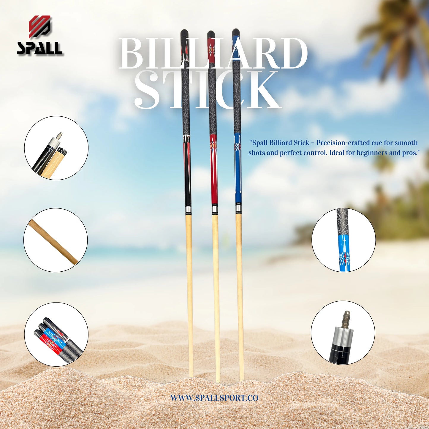 billiard stick professional pool cue for smooth play