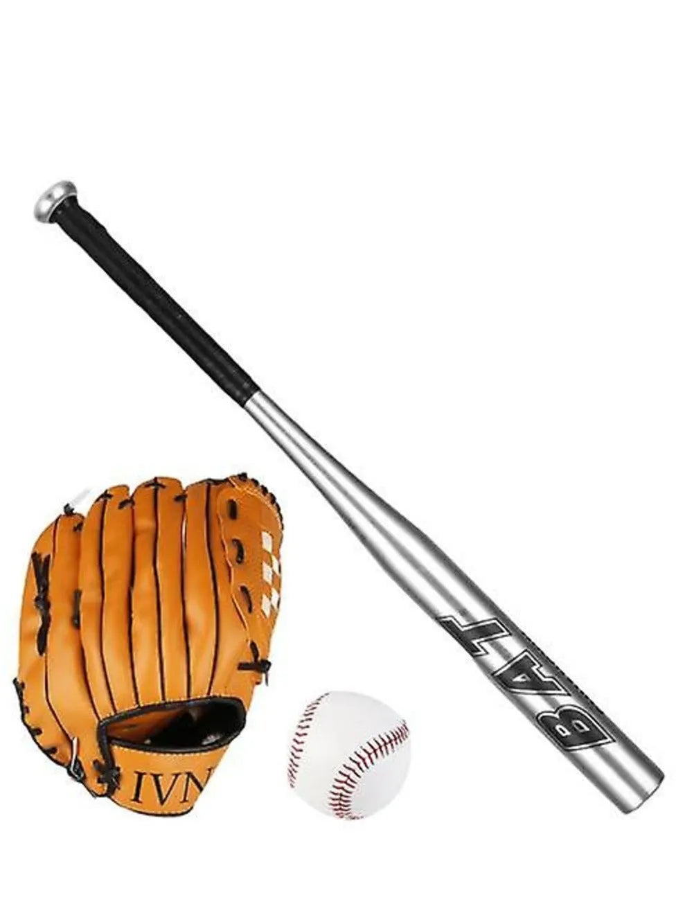 baseball bat and gloves teens baseball set with ball carry bag aluminum alloy safe and durable ideal gift choice for all player 2544 | ideal for all surfaces, kids & adults | match-ready