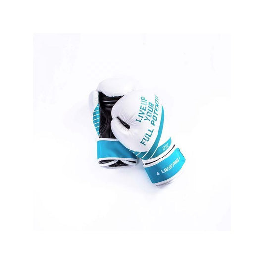 Livepro Sparring  Gloves 12Oz Lp8600 White+Blue 