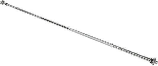 6FT (72 Inch) Threaded Chrome Barbell Bar