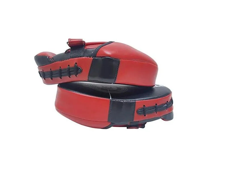 focus pads set blue red height 27cm width 20cm depth 6.5cm durable & comfortable punching mitts for muay thai karate boxing fitness kickboxing sparring martial arts hand target strike shield(si-1059)