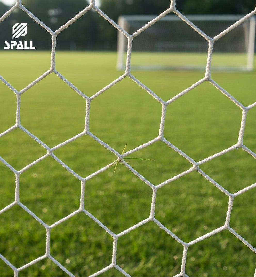 spall football goal post net durable soccer net for training and match play