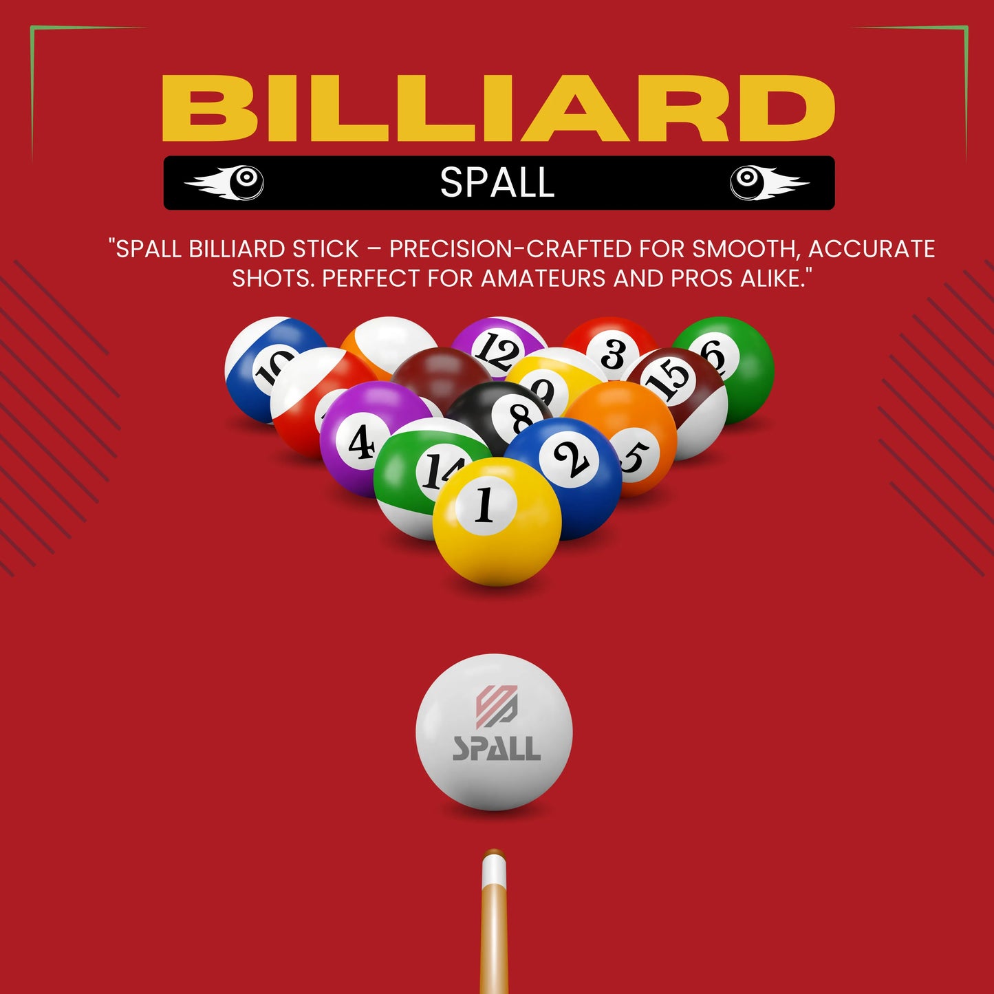 billiard stick professional pool cue for smooth play