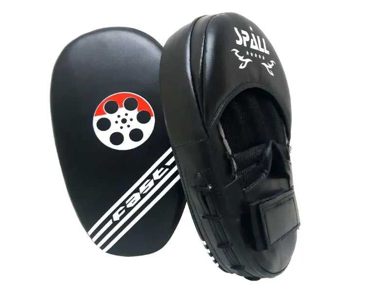 focus pad men women punching mitt height 31cm width 19cm depth 8cm blue red black for mma kickboxing sparring martial arts sparring muay thai karate training(si-1067) | ideal for all surfaces, kids & adults