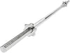 60-Inch (5 Feet) Threaded Chromed Super Curl Barbell Bar with Collars