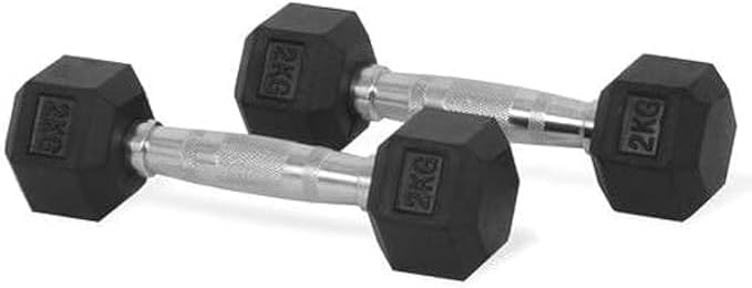 2kg Hex Dumbbells (Pair)