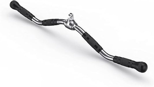 Curl LAT Bar - 70cm Rotating Cable Machine Attachment