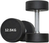 12.5kg PU Urethane Round Dumbbell Set (2-Pcs)